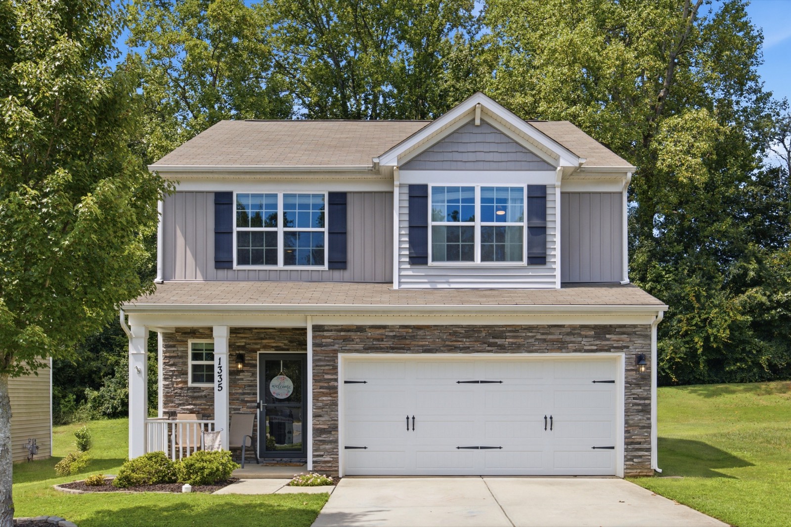 Front elevation of 1335 Soothing Court NW in daylight